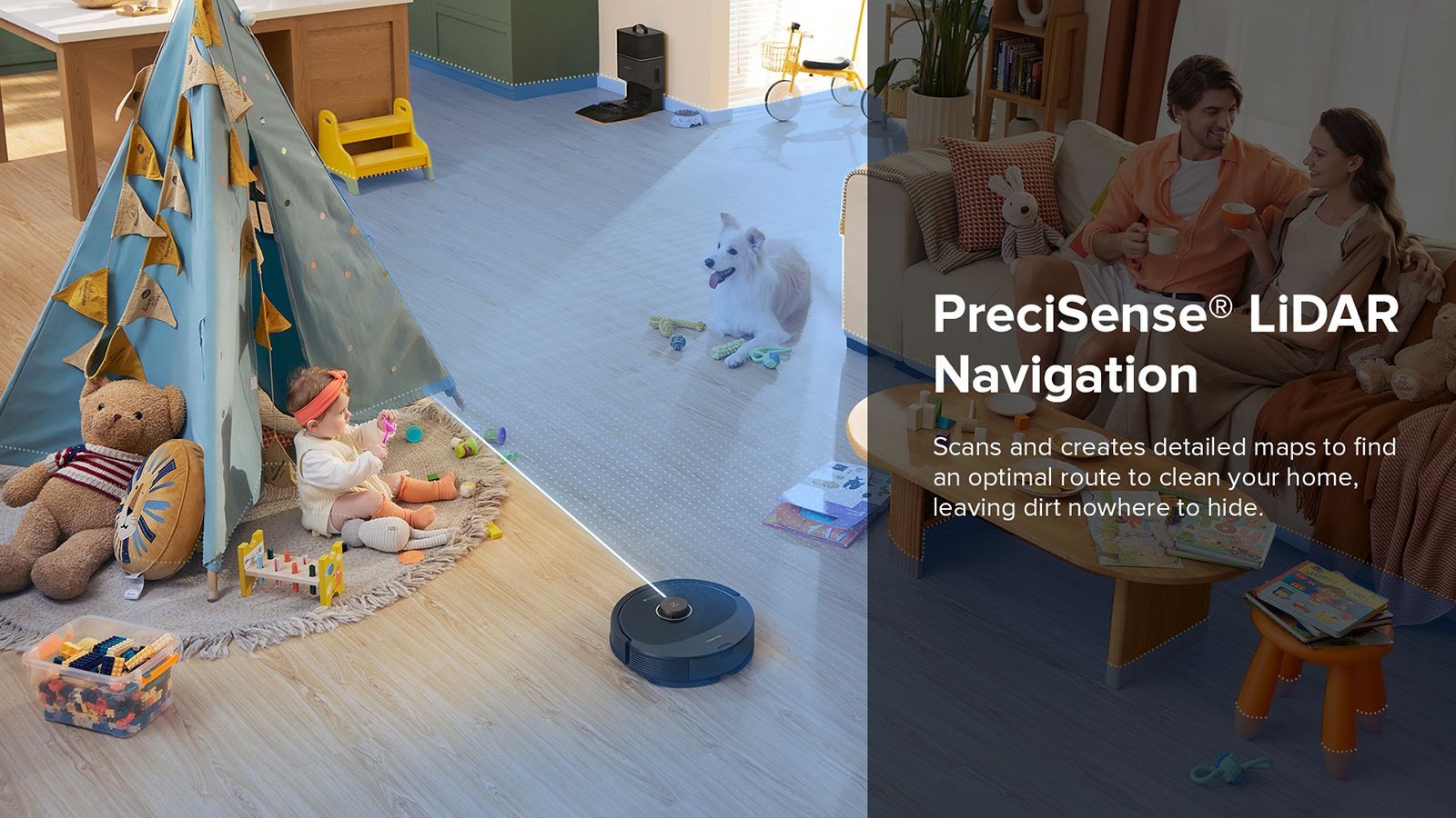 Roborock Q8 Max+ Robot Vacuum Cleaner with Auto Empty Dock, 5500Pa Suction, DuoRoller Brush, LDS Navigation