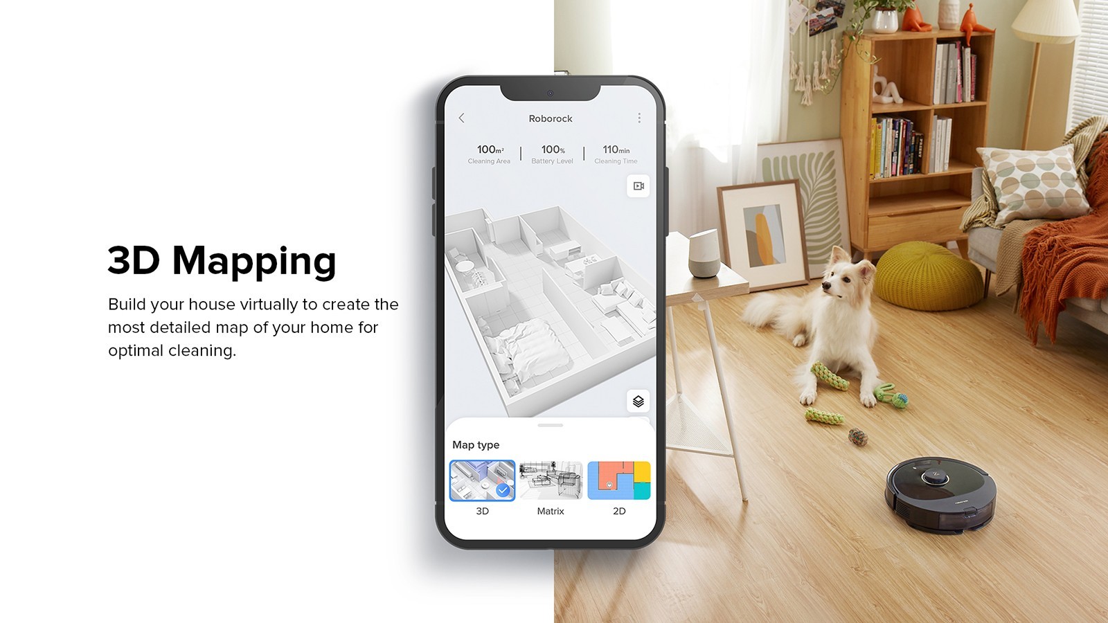 Roborock Q8 Max+ Robot Vacuum Cleaner with Auto Empty Dock, 5500Pa Suction, DuoRoller Brush, LDS Navigation