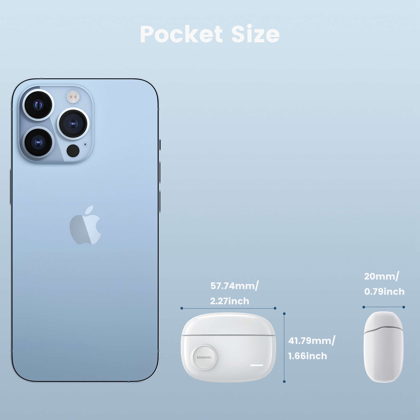 SOUNARC Q2 TWS Earbuds Bluetooth 5.3, 30h Playtime