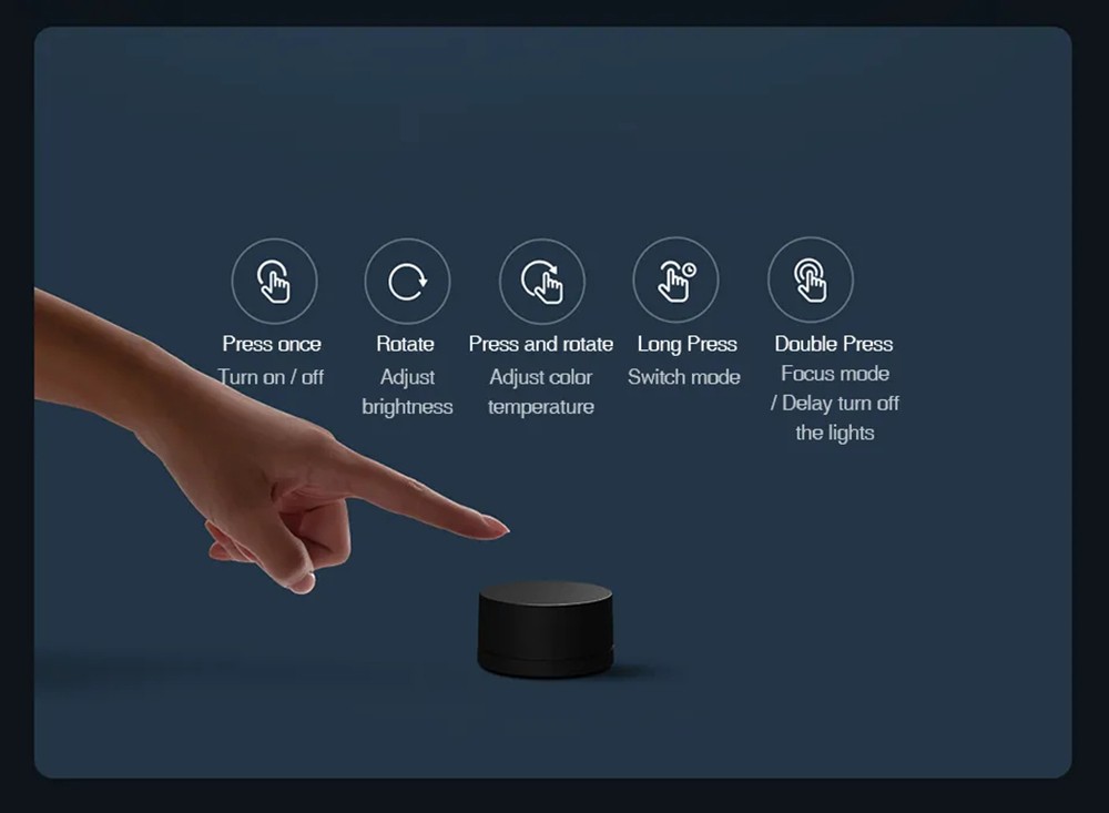 Xiaomi Mijia Smart Computer Monitor Light Bar 1S, Reading Light with 2700-6500K Dimming 2.4G Remote Control - Black