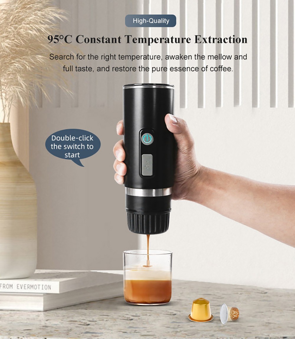 Yaoke Portable Automatic Espresso Capsule Coffee Machine Coffee Maker (with Heating Function)