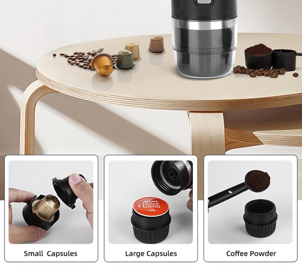 Yaoke Portable Automatic Espresso Capsule Coffee Machine Coffee Maker (with Heating Function)
