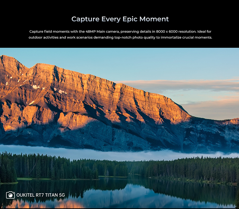 OUKITEL RT7 5G Tablet 10.1 inch 1920x1200, Dimensity 720(MT6853), 12GB+12GB RAM 256GB ROM, 32MP FF Camera + 48MP AF Camera + 20MP AF Night Version Camera, Android 13, Nano+Nano/Nano+TF - Black