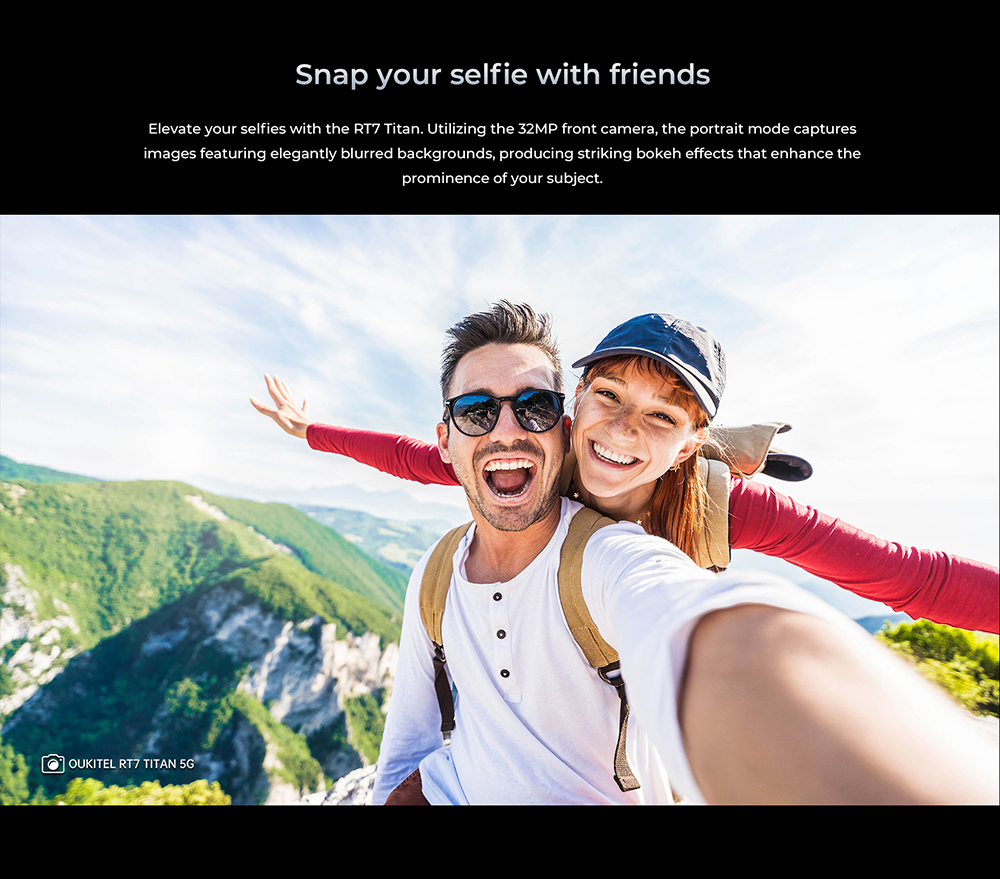 OUKITEL RT7 5G Tablet 10.1 inch 1920x1200, Dimensity 720(MT6853), 12GB+12GB RAM 256GB ROM, 32MP FF Camera + 48MP AF Camera + 20MP AF Night Version Camera, Android 13, Nano+Nano/Nano+TF - Black