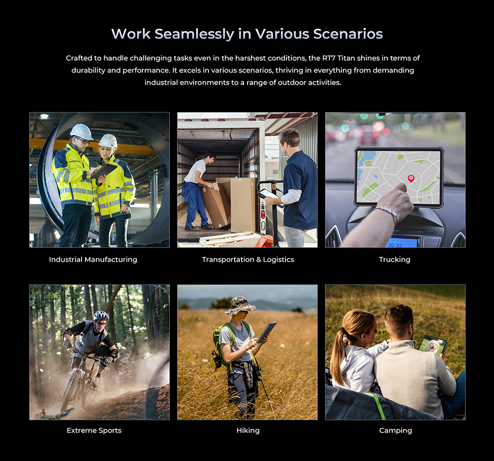 OUKITEL RT7 5G Tablet 10.1 inch 1920x1200, Dimensity 720(MT6853), 12GB+12GB RAM 256GB ROM, 32MP FF Camera + 48MP AF Camera + 20MP AF Night Version Camera, Android 13, Nano+Nano/Nano+TF - Black