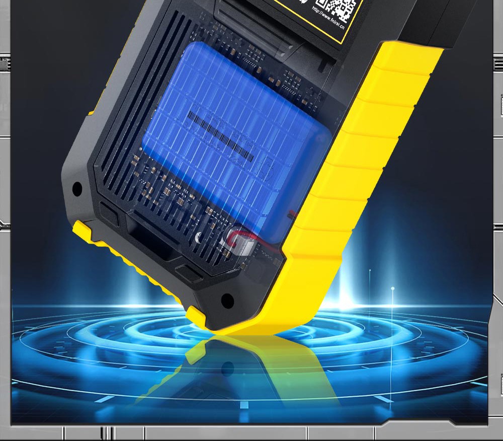 FNIRSI DPOX180H Digital Phosphor Oscilloscope 2 in 1 Dual-channel, 180MHz Bandwidth, DDS Signal Generator - Yellow