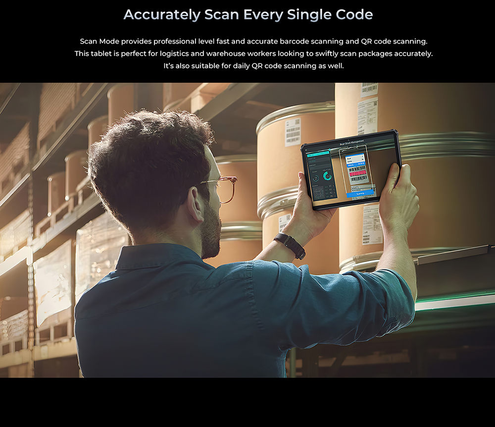 OUKITEL RT7 5G Tablet 10.1 inch 1920x1200, Dimensity 720(MT6853), 12GB+12GB RAM 256GB ROM, 32MP FF Camera + 48MP AF Camera + 20MP AF Night Version Camera, Android 13, Nano+Nano/Nano+TF - Black