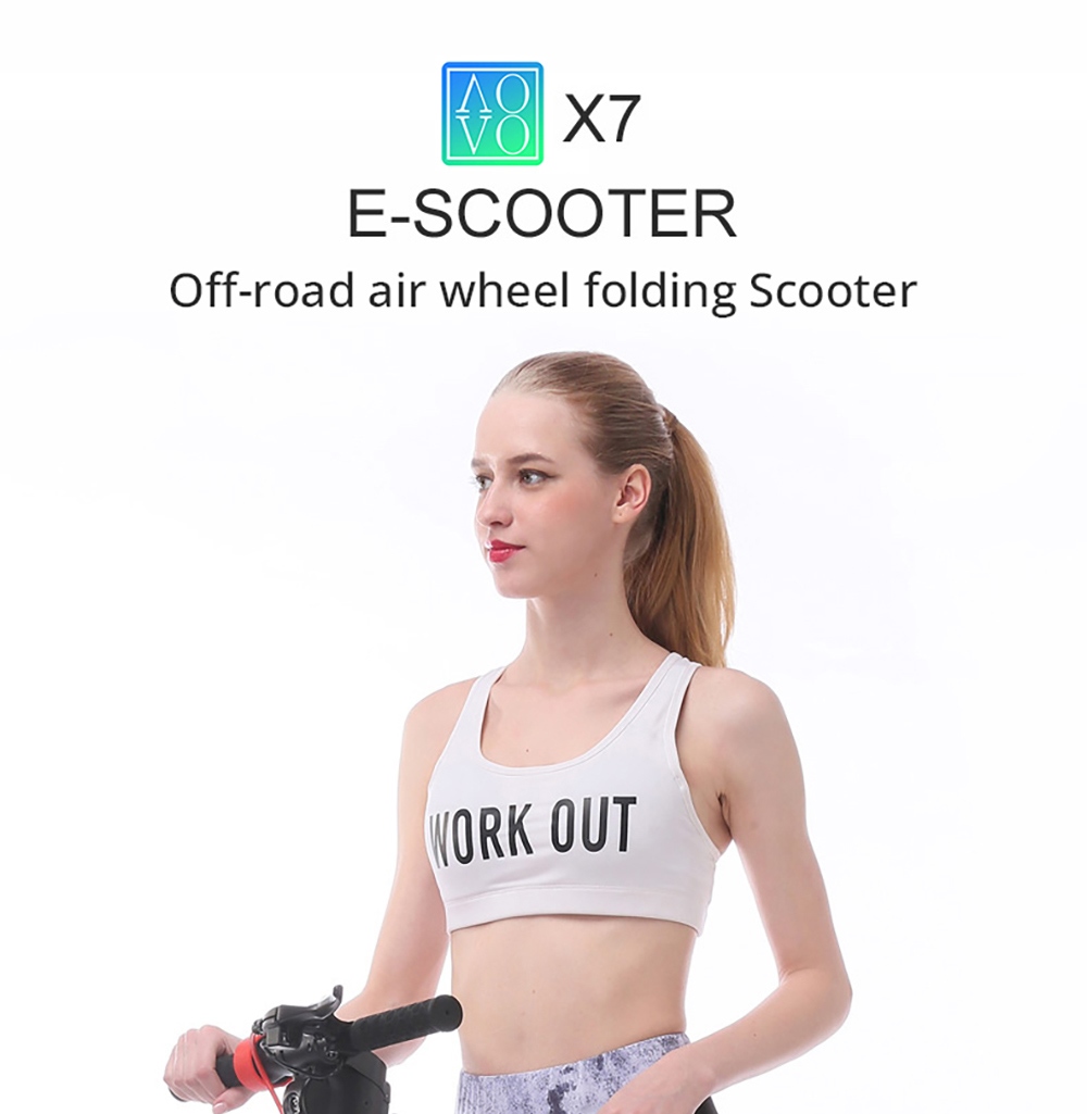 AOVO X7 Electric Scooter 8.5inch Tire 350W Motor 36V 6.4Ah Detachable Battery 32km/h Max Speed 25km Range