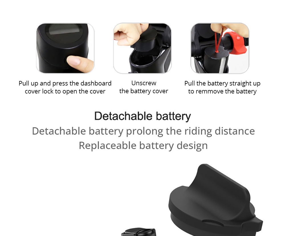 AOVO X7 Electric Scooter 8.5inch Tire 350W Motor 36V 6.4Ah Detachable Battery 32km/h Max Speed 25km Range