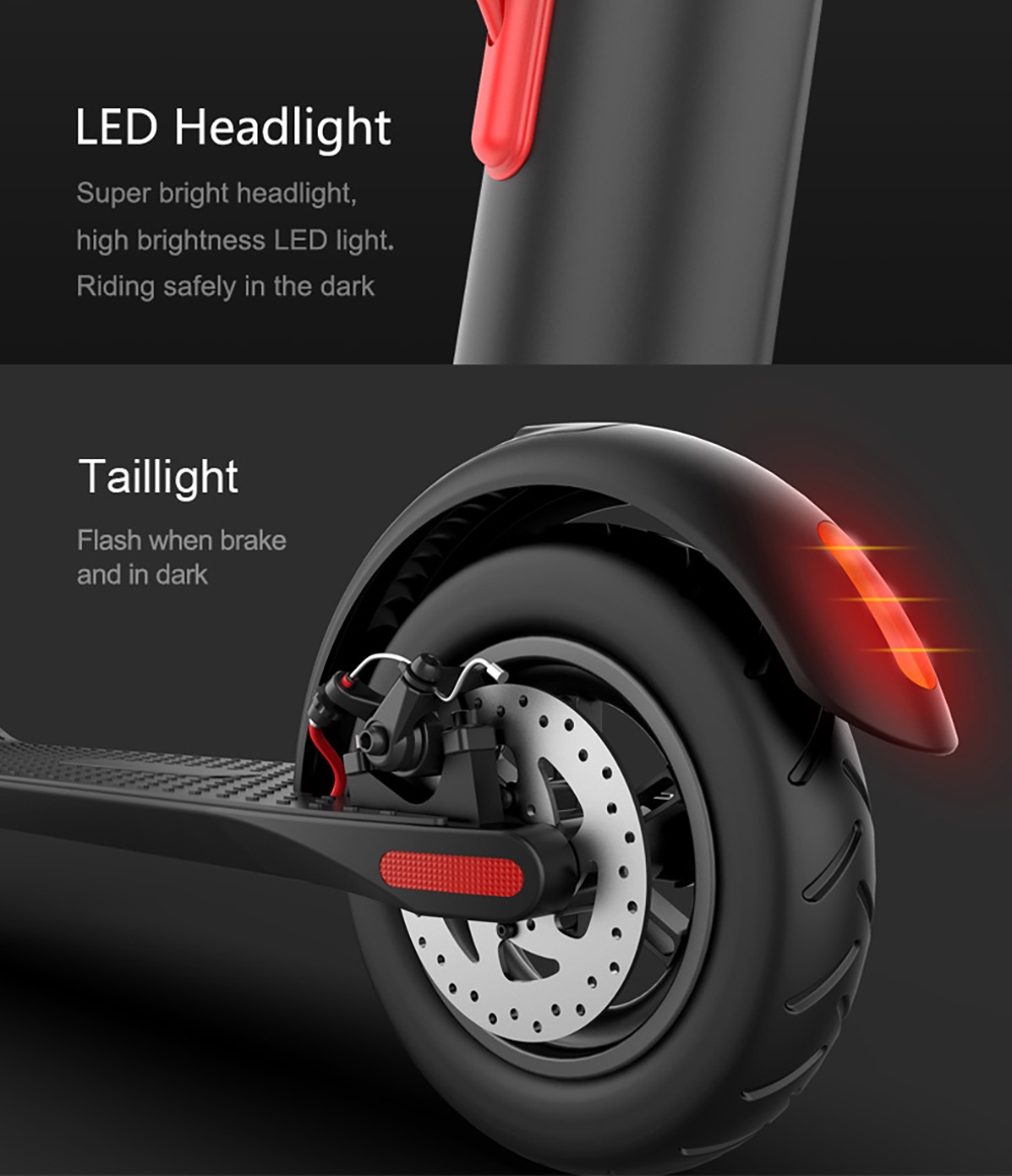 AOVO X7 Electric Scooter 8.5inch Tire 350W Motor 36V 6.4Ah Detachable Battery 32km/h Max Speed 25km Range
