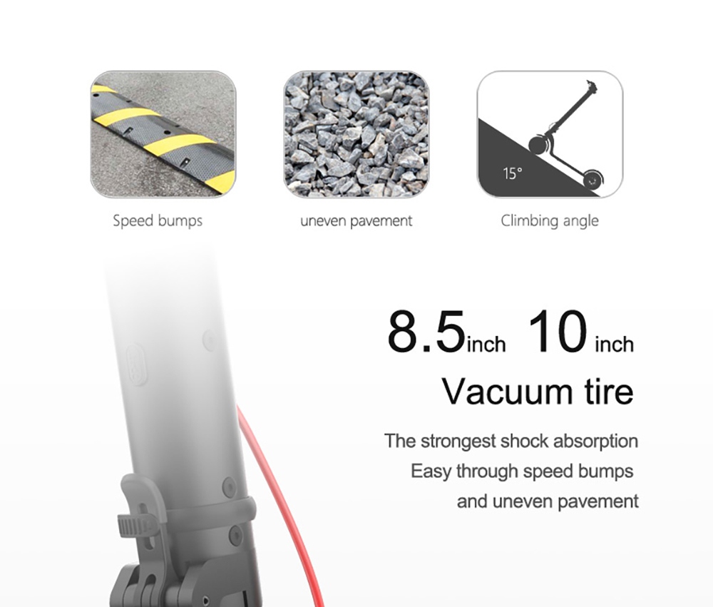 AOVO X7 Electric Scooter 8.5inch Tire 350W Motor 36V 6.4Ah Detachable Battery 32km/h Max Speed 25km Range