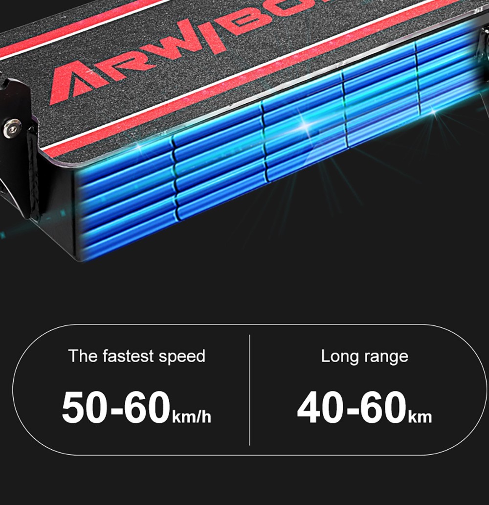 ARWIBON Q30 Electric Scooter 11 inch Off-road Tire 48V 2500W Motor 50-60km/h Max Speed 16Ah Battery 40-60km Range