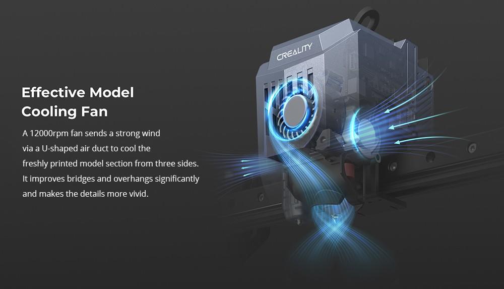 Creality CR-10 SE 3D Printer, Auto Leveling, 600mm/s Max Printing Speed, 4.3-inch Touch Screen, 220*220*265mm