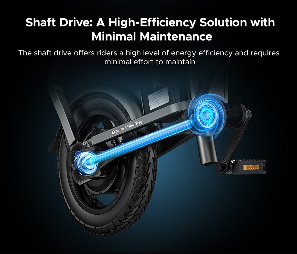 ENGWE O14 Electric Bike 14*2.125 inch Tire 48V 250W Motor 25km/h Speed 15.6Ah Battery 71km Mileage - White