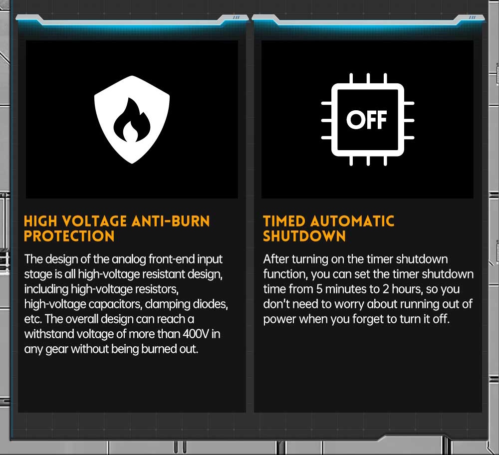 FNIRSI DPOX180H Digital Phosphor Oscilloscope 2 in 1 Dual-channel, 180MHz Bandwidth, DDS Signal Generator, US Plug - Yellow