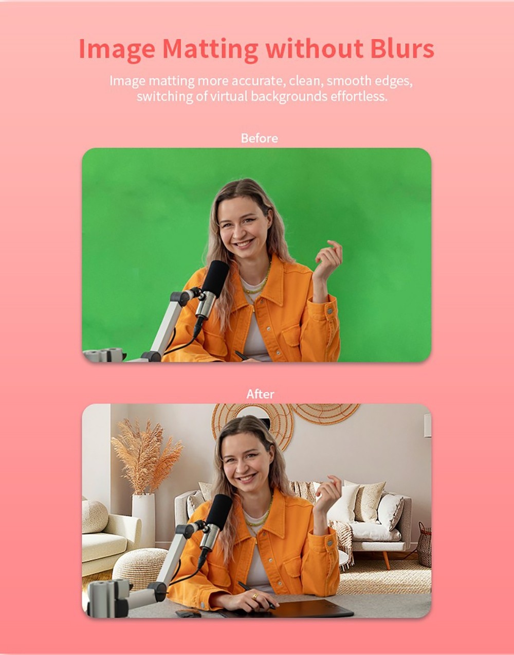 GUCEE HD88-2KAF Webcam, 28 LED Auto Focus HD 1080P 10x Digital Zoom for PC Streaming Conference - Black, EU Plug