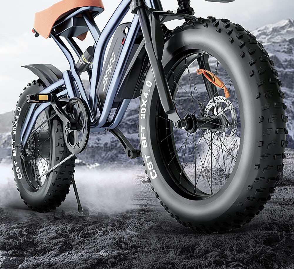 JANSNO X50 Electric Bicycle 750W Power 48V14Ah Battery 50km Max Range 40km/h Max Speed 20 inch Tire