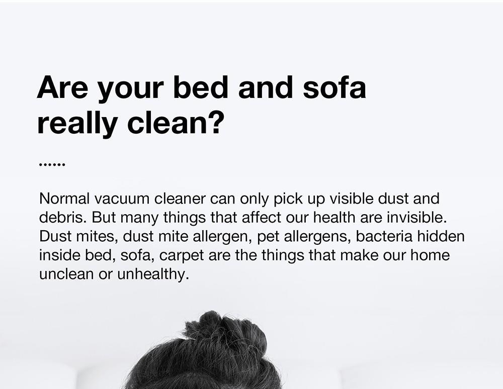 JIMMY BX6 Pro Double Cup Anti-Mite Vacuum Cleaner, 245mm Suction Inlet, 0.5L Dust Cup, Smart Dust Sensor, UV Sterilization Function, Ultrasound, LED Display