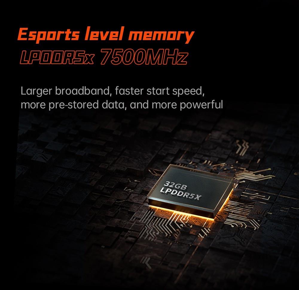 One Netbook ONEXFLY Handheld Game Console AMD Ryzen 7 7840U 32GB DDR5X RAM 1TB SSD 7-inch Windows 11 WiFi 6E Bluetooth 5.2 - Black, US