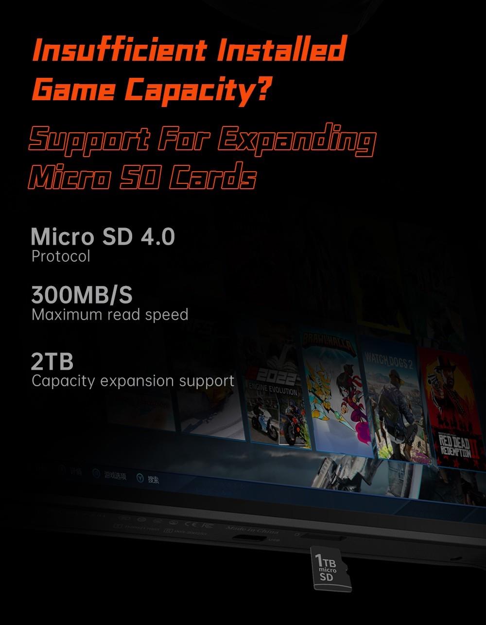 One Netbook ONEXFLY Handheld Game Console AMD Ryzen 7 7840U 32GB DDR5X RAM 1TB SSD 7-inch Windows 11 WiFi 6E Bluetooth 5.2 - Black, US