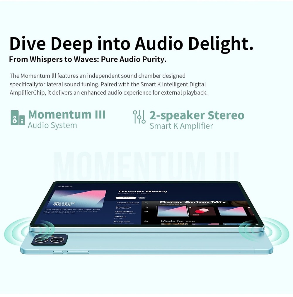 Teclast M50 Android 13 Tablet 10.1 inch 4G LTE UNISOC T606 Octa-Core Processor 6GB+6GB Expansion RAM 128GB SSD 1280x800 IPS HD Display 2.4/5G Dual-band WiFi Bluetooth 5.0 13MP Rear Camera - EU