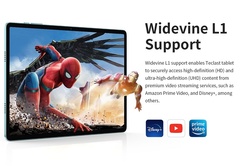 Teclast M50 Android 13 Tablet 10.1 inch 4G LTE UNISOC T606 Octa-Core Processor 6GB+6GB Expansion RAM 128GB SSD 1280x800 IPS HD Display 2.4/5G Dual-band WiFi Bluetooth 5.0 13MP Rear Camera - EU