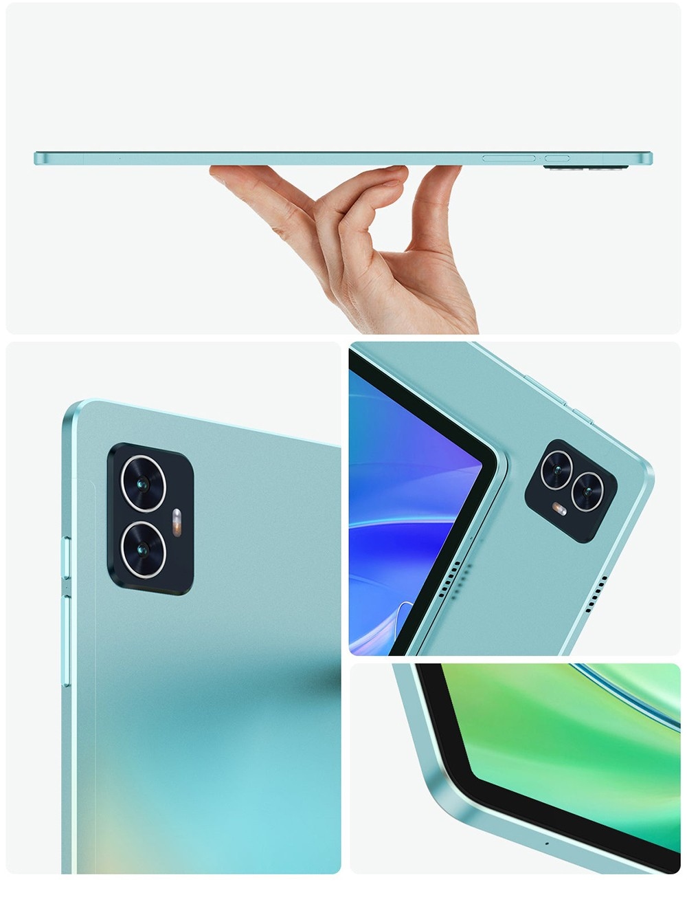 Teclast M50 Android 13 Tablet 10.1 inch 4G LTE UNISOC T606 Octa-Core Processor 6GB+6GB Expansion RAM 128GB SSD 1280x800 IPS HD Display 2.4/5G Dual-band WiFi Bluetooth 5.0 13MP Rear Camera - EU