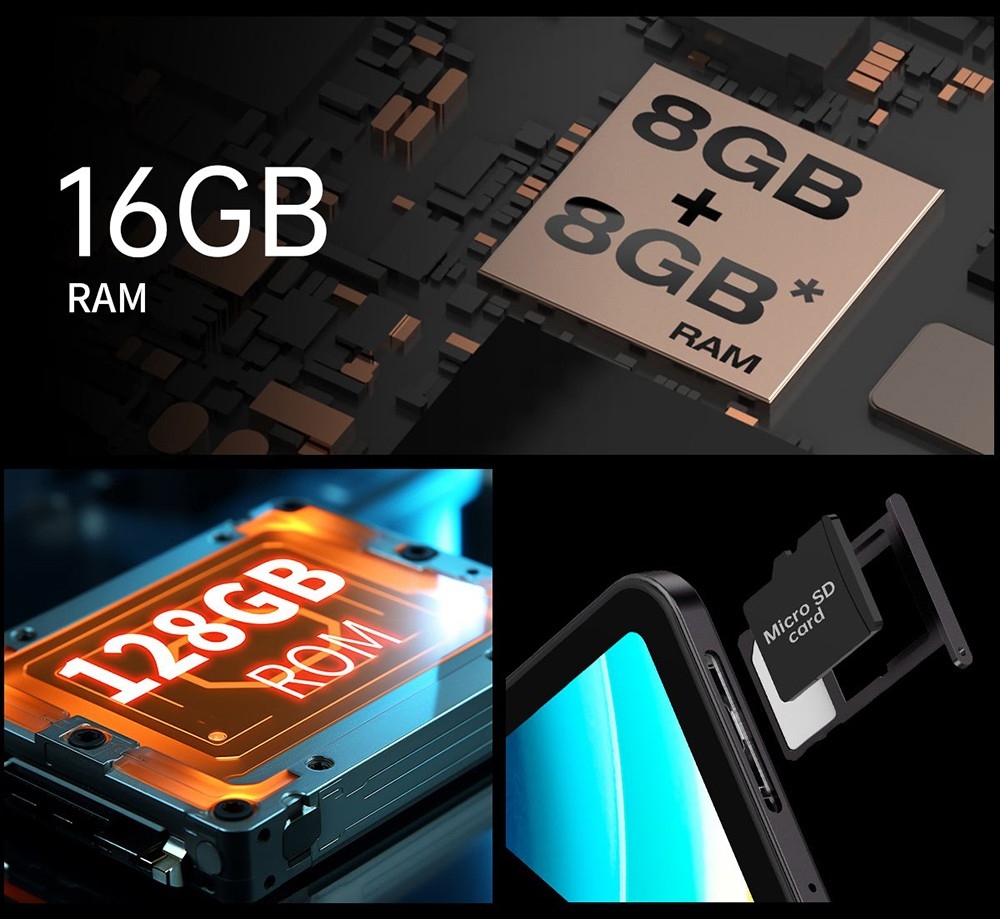 Teclast T45HD Android 13 Tablet 10.5 inch UNISOC T606 Octa-Core Processor 8GB+8GB Expansion RAM 128 SSD 2.4/5G Dual-band WiFi Bluetooth 5.0 - EU