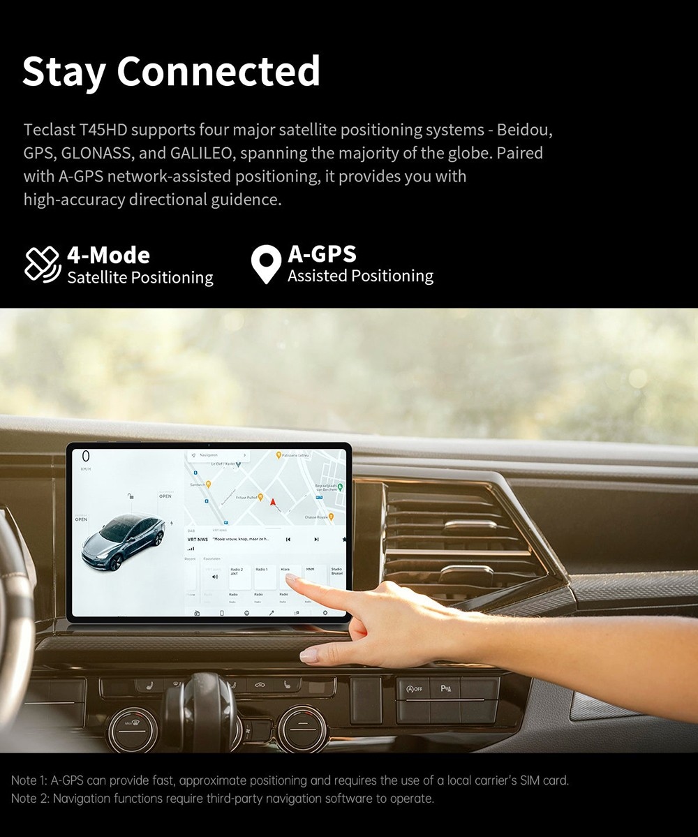 Teclast T45HD Android 13 Tablet 10.5 inch UNISOC T606 Octa-Core Processor 8GB+8GB Expansion RAM 128 SSD 2.4/5G Dual-band WiFi Bluetooth 5.0 - EU