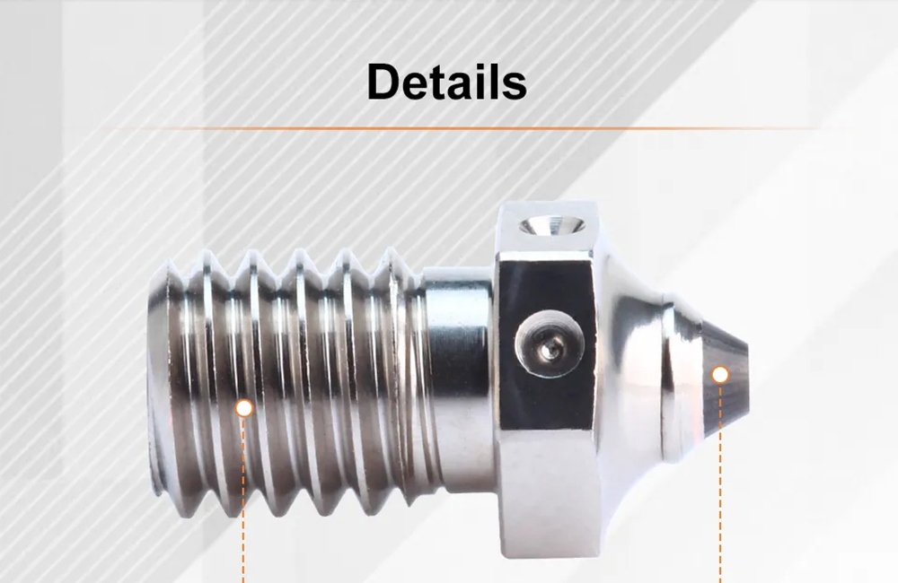 Trianglelab 0.4mm ZSD Diamond Copper Plated Nozzle for V6 Hotend