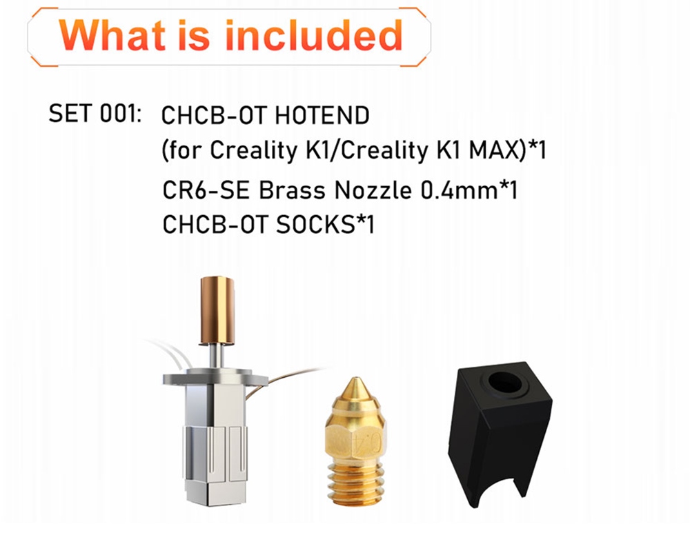 Trianglelab CHCB-OT 3D Printer Hotend for Creality K1 / K1 Max