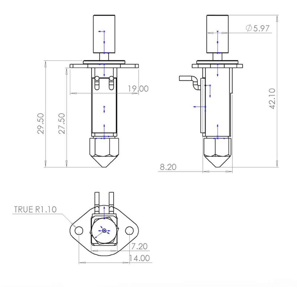 Trianglelab CHCB-OT 3D Printer Hotend for Creality K1 / K1 Max