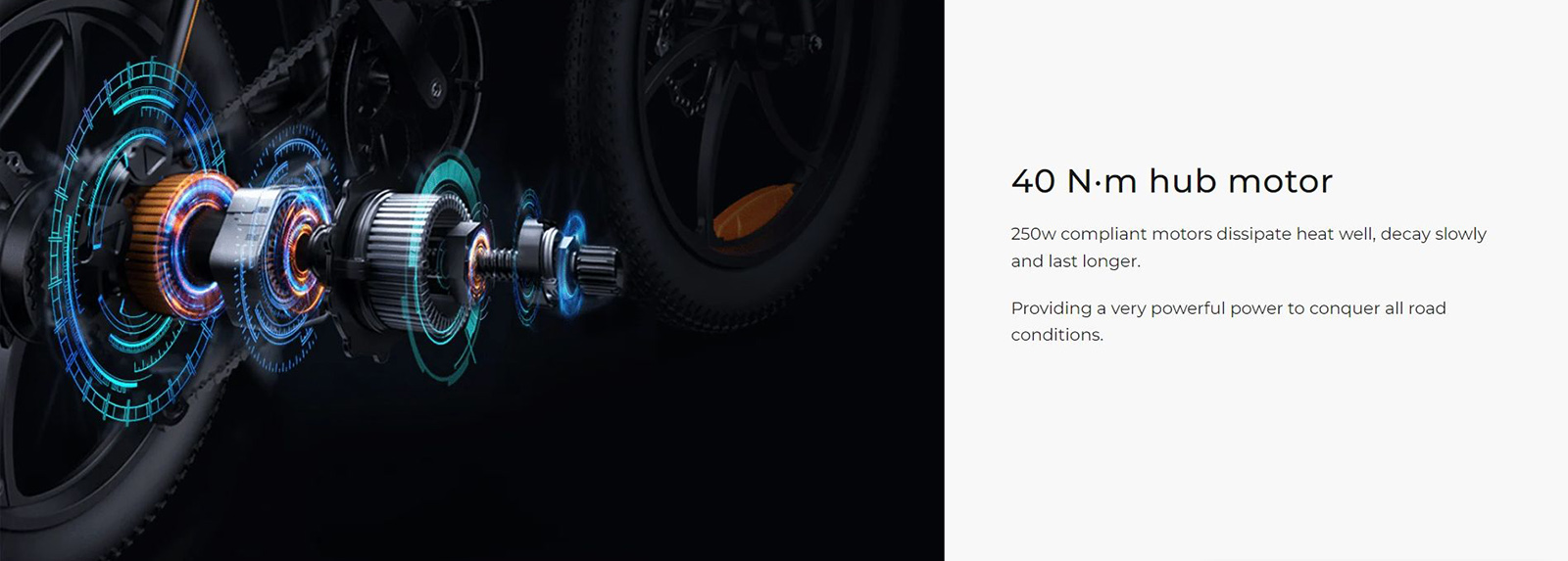 ADO A20+ Electric Folding Bike 20 inch City Bicycle 250W Hall Brushless Gear DC Motor SHIMANO 7-Speed Rear Derailleur 36V 10.4Ah Removable Battery 25km/h Max speed up to 60km Max Range IPX5 Double Shock-absorption Aluminum alloy Frame - Black