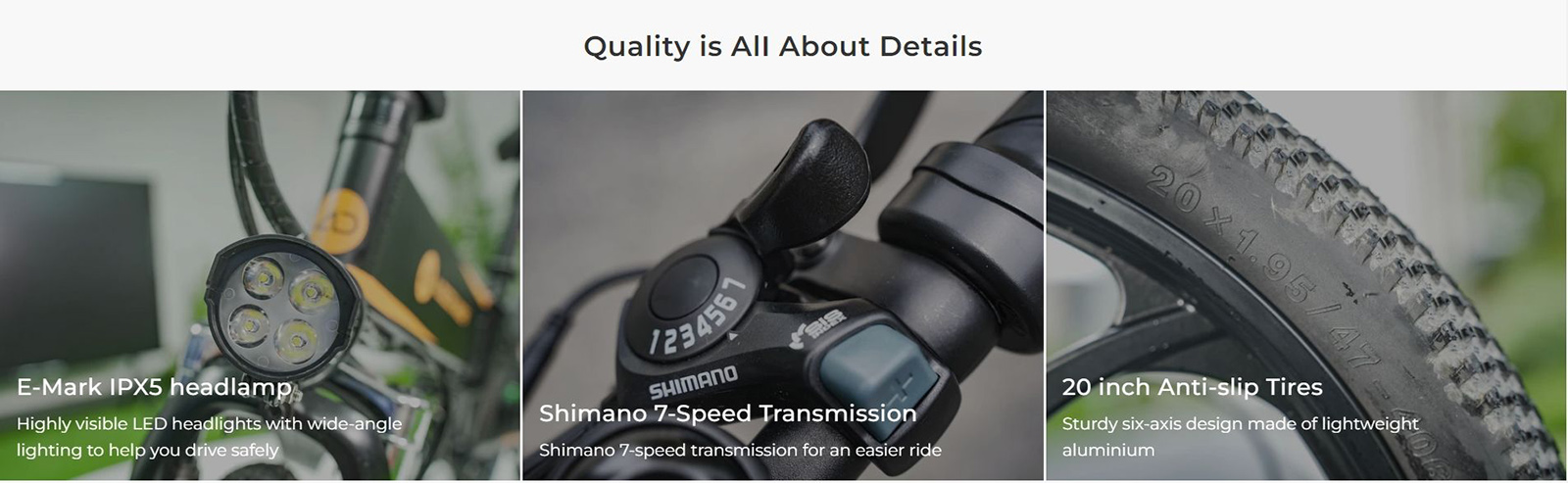 ADO A20+ Electric Folding Bike 20 inch City Bicycle 250W Hall Brushless Gear DC Motor SHIMANO 7-Speed Rear Derailleur 36V 10.4Ah Removable Battery 25km/h Max speed up to 60km Max Range IPX5 Double Shock-absorption Aluminum alloy Frame - Black