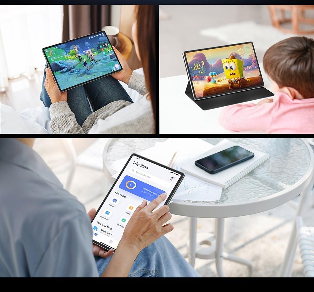 N-one NPad Plus Android 13 Tablet PC, MTK8183 Octa Core 2.0GHz, 8GB+128GB, 10.36'' Full Display 2000x1200 2K Incell FHD IPS Screen 300Nits Brightness, 500g Light, Dual WiFi Camera BT5.0, Type-C Micro SD, GPS BDS GLONASS Galileo A-GPS with Case & Film