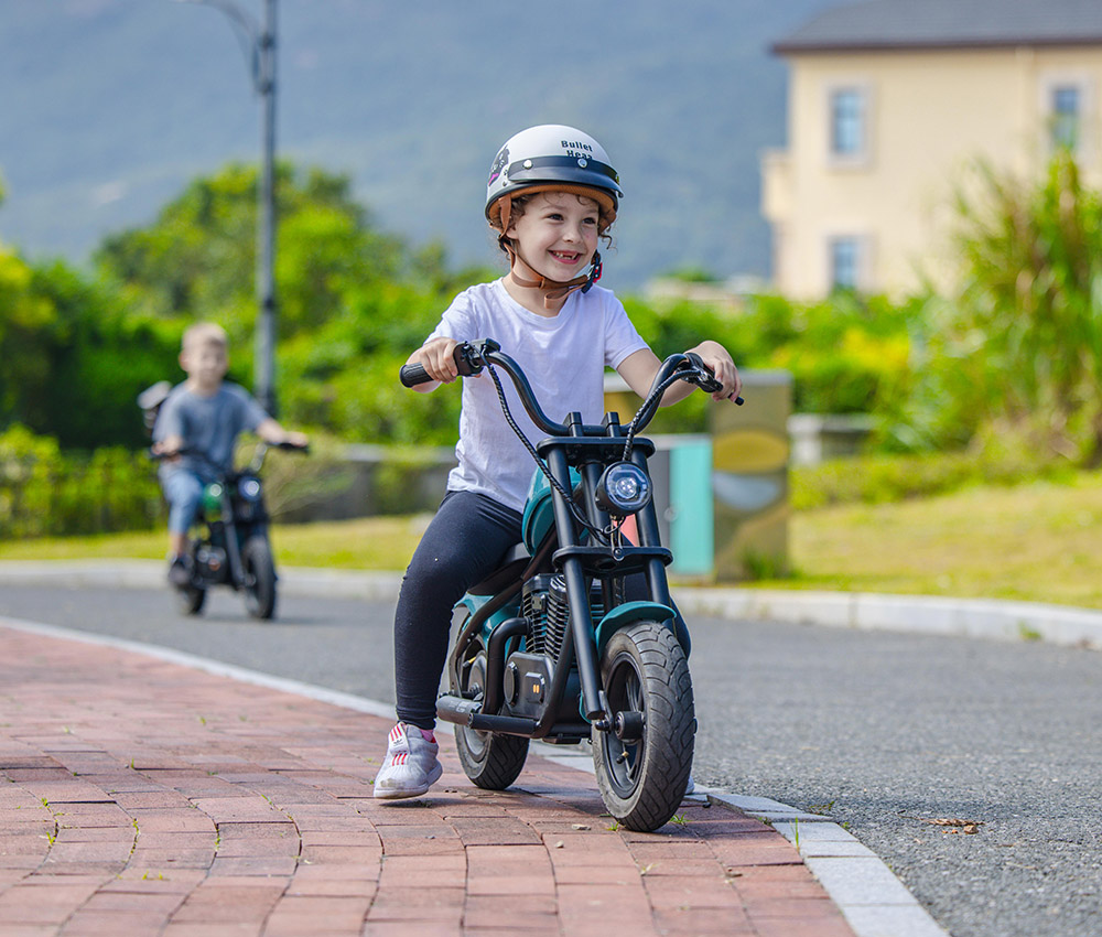 HYPER GOGO Cruiser 12 Plus Electric Motorcycle for Kids 24V 5.2Ah Battery 160W Motor 10MPH Max Speed 12