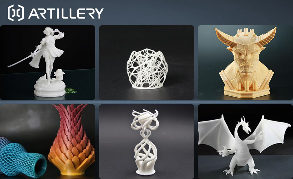 Artillery Sidewinder X3 Pro 3D Printer, Auto-Leveling, 300mm/s Max Printing Speed, Dual-Gear Direct Extruder, Automatic Cleaning Nozzle, STM32-bit Motherboard, Top Lighting, 240x240x260mm