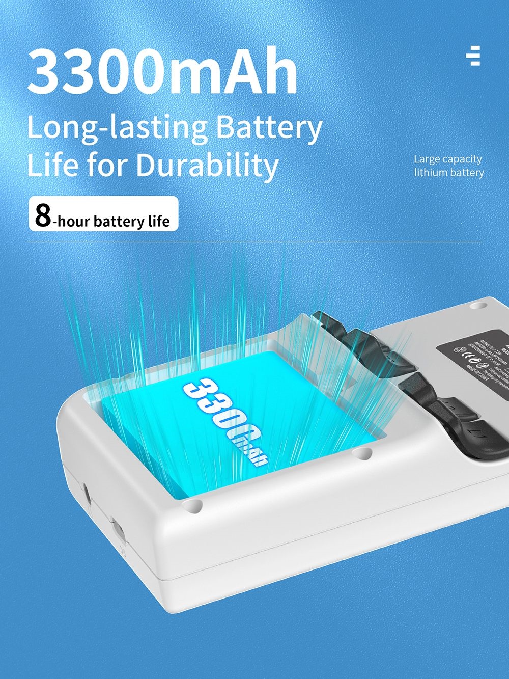 ANBERNIC RG35XX Plus Game Console, 64GB+128GB TF Card with 10000+ Games, 3300mAh Battery, 8Hours of Playtime, 5G WiFi Bluetooth, Moonlight Streaming, Vibration Motor - White