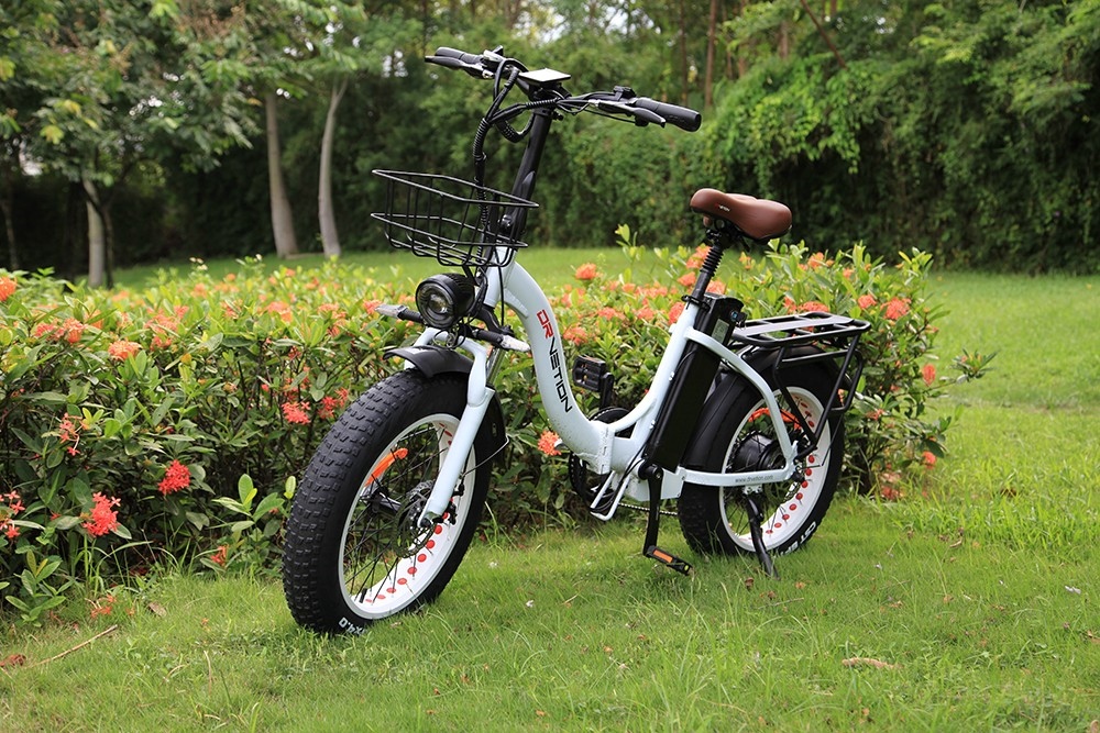 DRVETION CT20 Folding Electric Bike, 20*4.0inch Fat Tire 750W Motor 48V 20Ah Battery 45km/h Max Speed Disc Brake SHIMANO 7 Gears