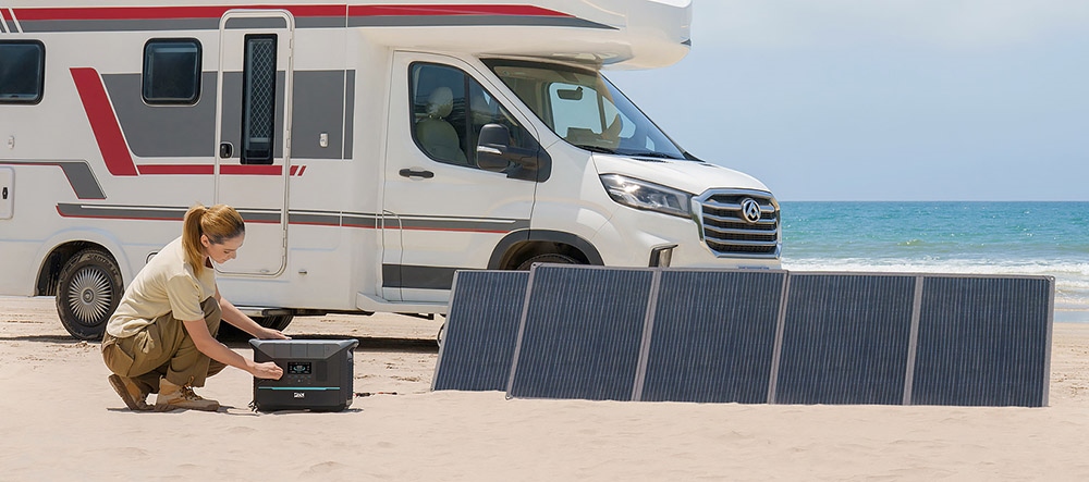 DaranEner NEO1500Pro Portable Power Station,1382Wh LiFePO4 Battery Solar Generator, 1800W AC Output, Charge to 80% in 1 Hour, 14 Ports, for Outdoors Camping, Travel, RV, Home Emergency