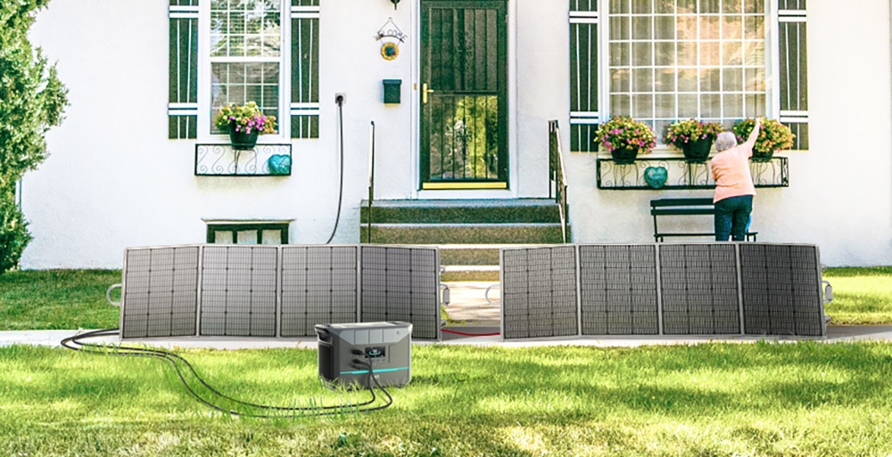 DaranEner NEO1500Pro Portable Power Station,1382Wh LiFePO4 Battery Solar Generator, 1800W AC Output, Charge to 80% in 1 Hour, 14 Ports, for Outdoors Camping, Travel, RV, Home Emergency