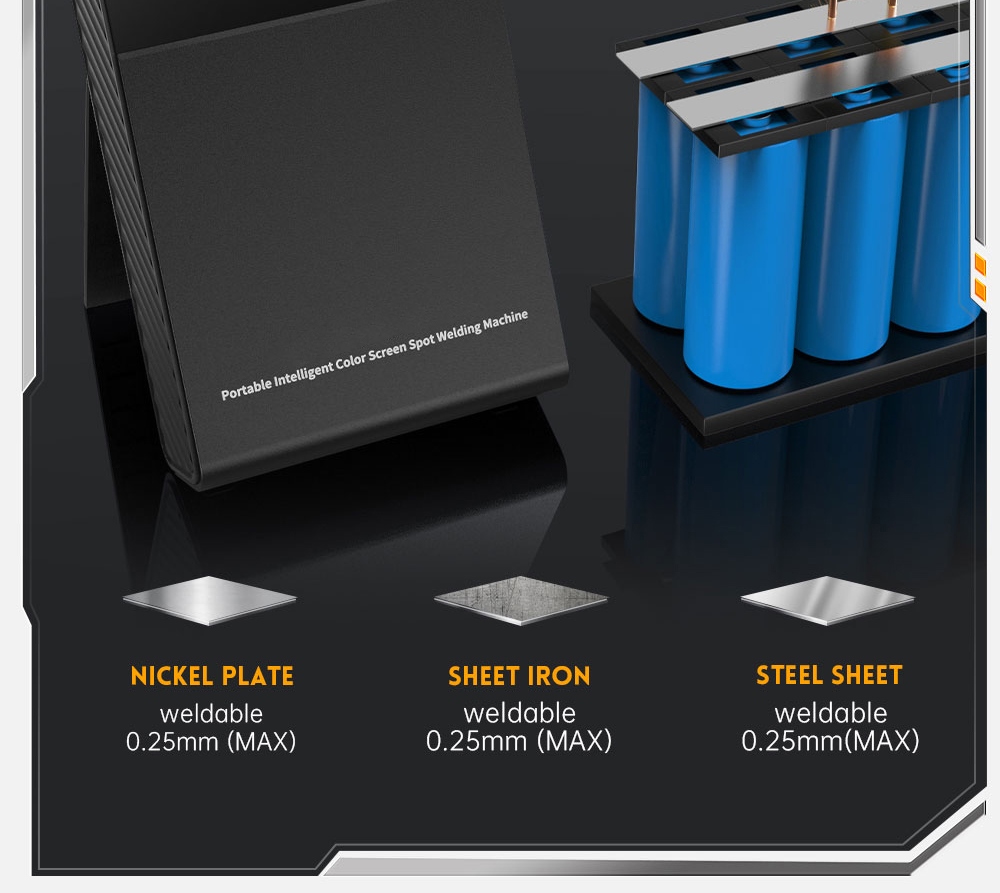 FNIRSI SWM-10 Handheld Battery Spot Welding Machine, 1200A Max Current, 5000mAh Power Bank, 1.8 inch LCD Color Screen