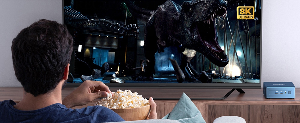 GEEKOM IT 13 Mini PC, i5-13500H 12 Cores Up to 4.7 GHz, 16GB DDR4 RAM 512GB SSD, 2*HDMI (4K) + 2*USB4 (8K) Four Screens Display, WiFi 6E Bluetooth 5.2, 3*USB3.2 1*USB2.0 1*SD Card Reader 1*3.5mm Headphone Jack 1*2.5G RJ45 - EU Plug