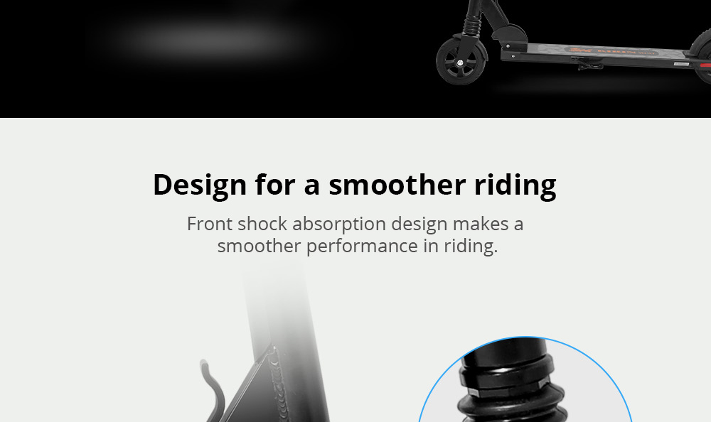 Refurbished KUGOO Mini Folding Electric Scooter 150W Motor LCD Display Screen 25KM/H Max Speed 5.5 Inch Tire - White