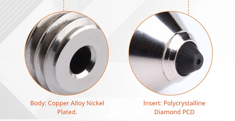 Trianglelab 0.4mm MK8 ZSD Diamond Copper Alloy Nozzle