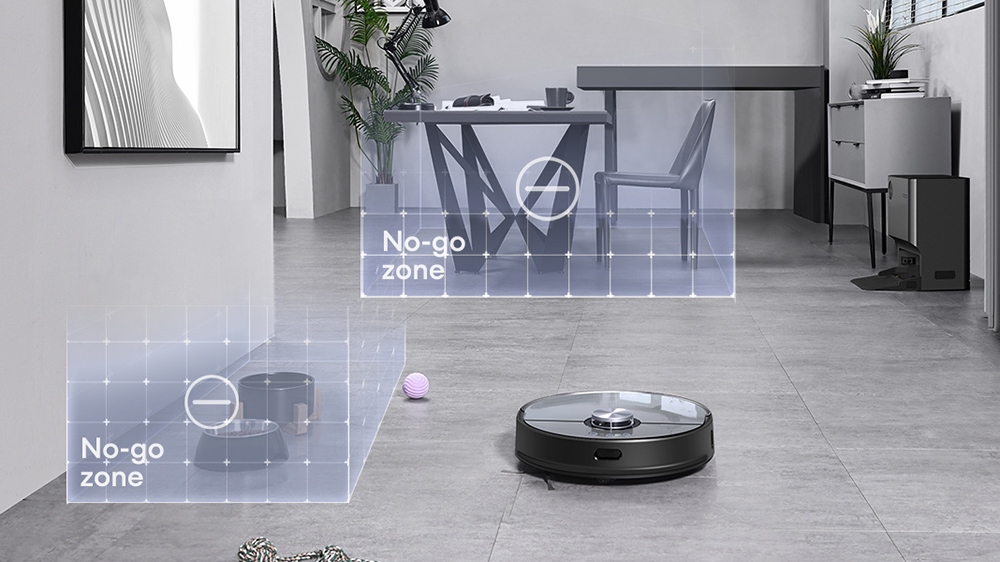 Ultenic MC1 Robot Vacuum Cleaner with Fully-Automatic Station, 5000Pa Suction, Dual-Rotating Mopping, Hot Air Drying, 3L Dustbag, 5200mAh Battery, Max 180 Mins Runtime, APP/Voice Control