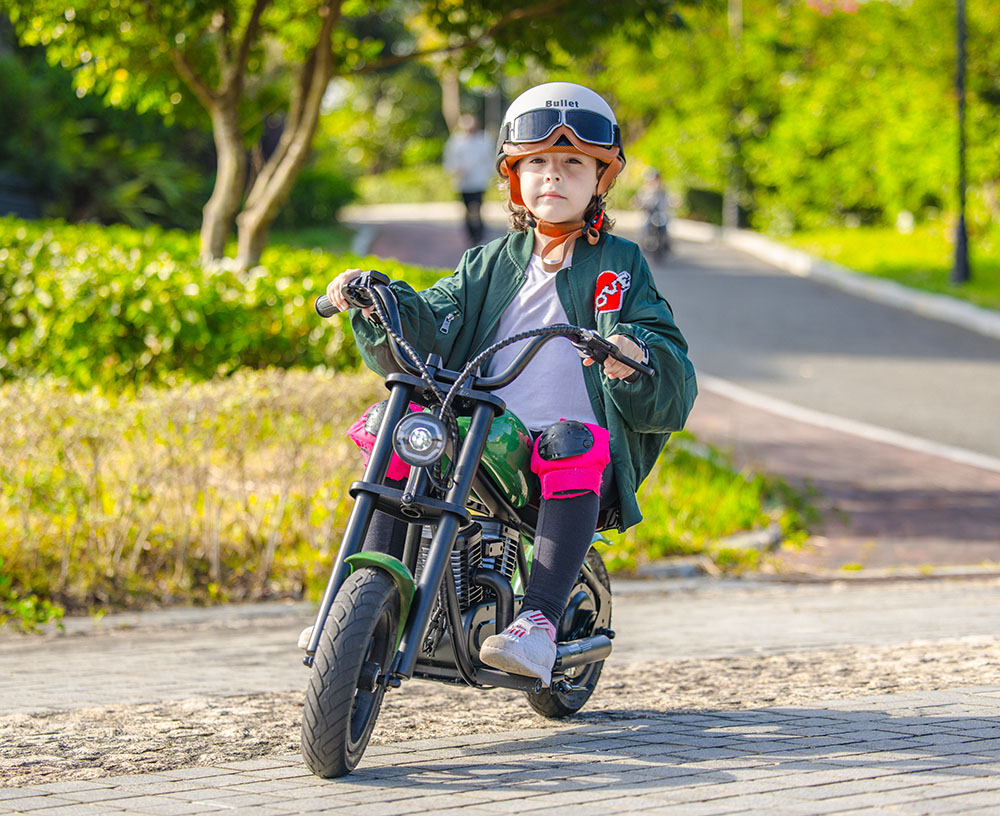 HYPER GOGO Cruiser 12 Plus Electric Motorcycle for Kids 24V 5.2Ah Battery 160W Motor 10MPH Max Speed 12