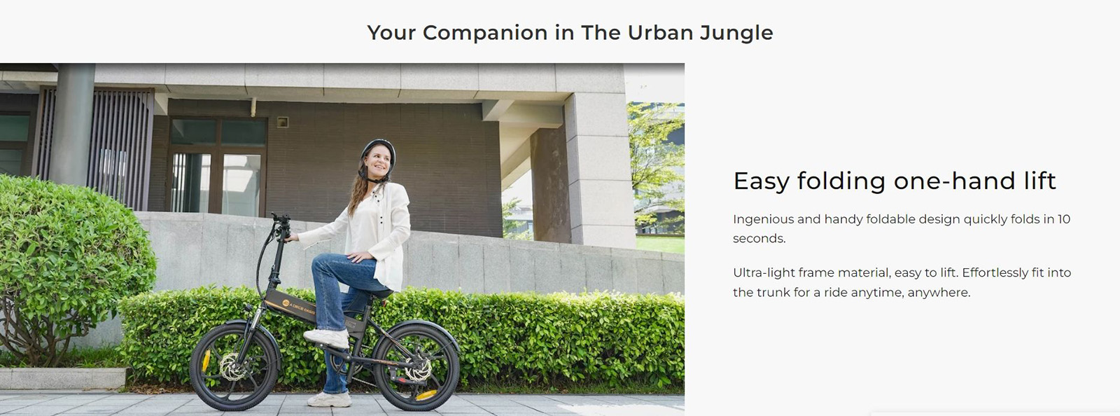 ADO A20+ Electric Folding Bike 20 inch City Bicycle 250W Hall Brushless Gear DC Motor SHIMANO 7-Speed Rear Derailleur 36V 10.4Ah Removable Battery 25km/h Max speed up to 60km Max Range IPX5 Double Shock-absorption Aluminum alloy Frame - Black