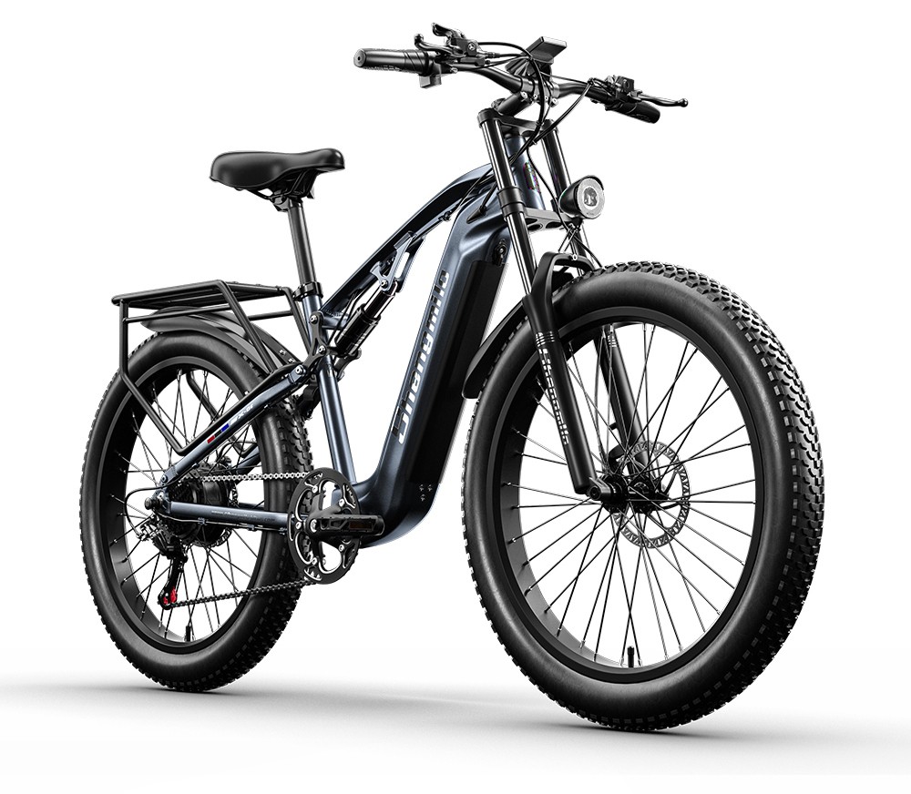 Shengmilo MX05 26 Inch Fat Tire Mountain E-Bike 500W Bafang Motor 42Km/h Max Speed 48V 15Ah LG Battery 60km Range Dual Oil Disc Brakes