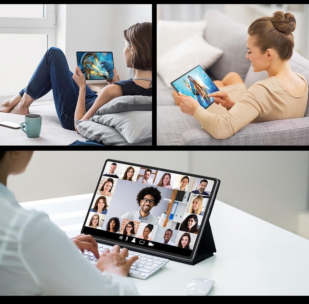 N-one NPad Plus Android 13 Tablet PC, MTK8183 Octa Core 2.0GHz, 8GB+128GB, 10.36'' Full Display 2000x1200 2K Incell FHD IPS Screen 300Nits Brightness, 500g Light, Dual WiFi Camera BT5.0, Type-C Micro SD, GPS BDS GLONASS Galileo A-GPS with Case & Film